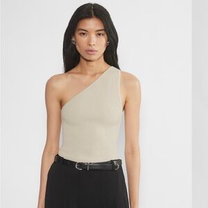 Aritzia Sculpt Knit One Shoulder Tank